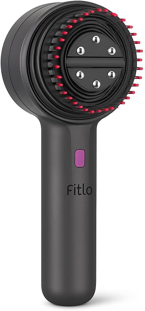 3-in-1 Electric Hair Oil Applicator & Scalp Massager, Black