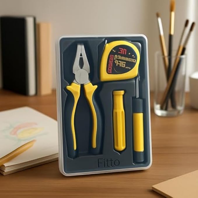 96 Pieces 2m Measuring Tapes (Screwdriver & Pliers Engineering Tool Kit - 2m Tape Measure – Hand Tools for Home – Workshop – DIY)