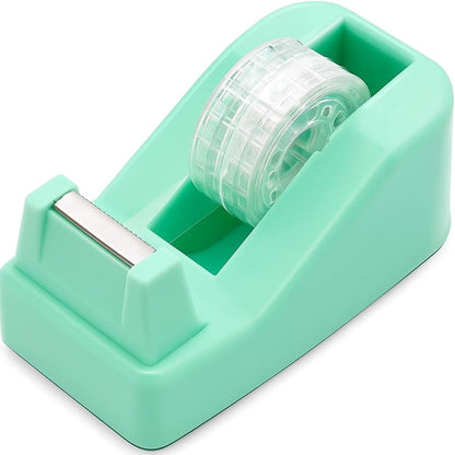 Tape Dispenser 1 PC 102MM X 60MM X 43MM, Assorted Colors, Office and Home Use