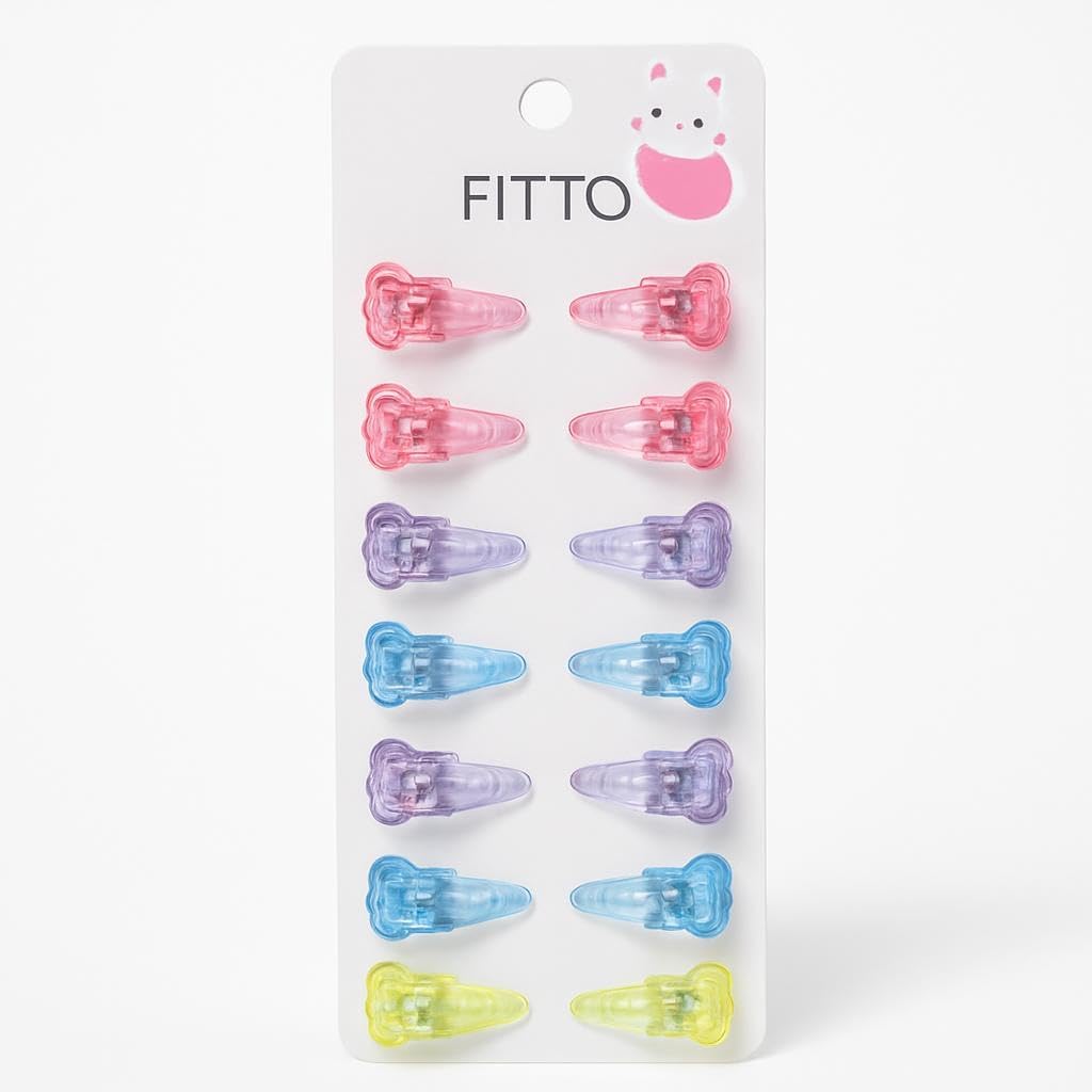120 Pieces Mini Plastic Hair Clips (Pack of 20 – Assorted Colors for Everyday Use)