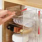 96 Pieces Transparent Mirror Cabinet Storage Boxes (Clear PS Material)