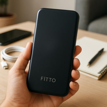 25000mAh Power Bank, Type C Input, Type C & 2xUSB Outputs, Black