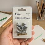 144 Pieces Expansion Screws (13x8mm Pack of 3 - Wall Anchor Fixings Sleeve Anchor for Concrete Masonry Plasterboard)