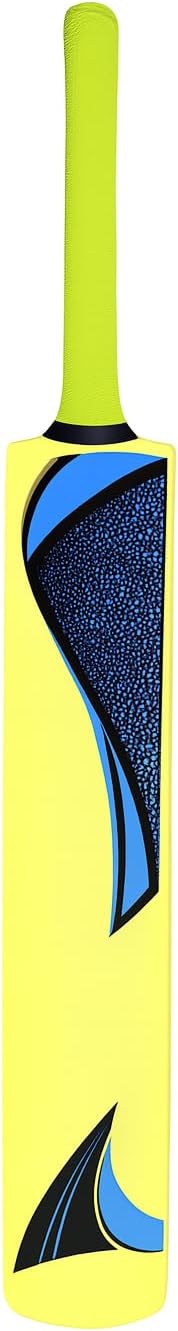 Bright Yellow Cricket Bat Pro RocZ 2000 with Textured Grip