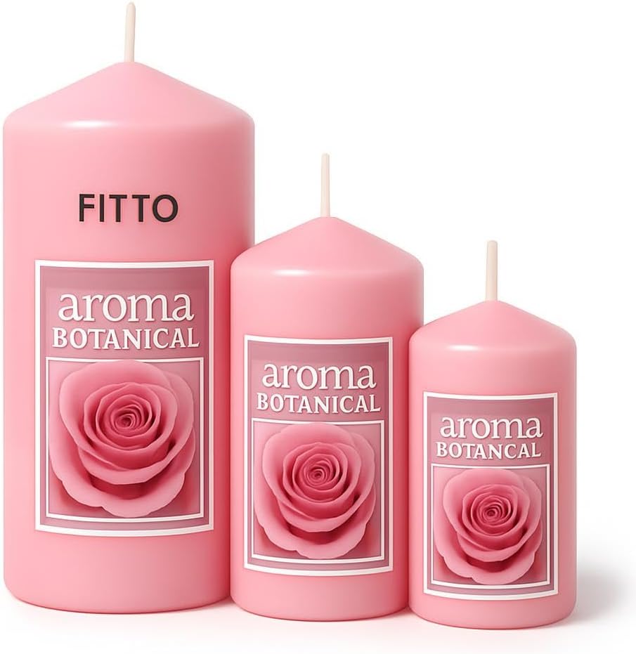 96 Pieces Strawberry Scented Candles Pack of 3s (Long Lasting Big Scented Candle for Home – Relaxation – Aromatherapy – Assorted Colors)