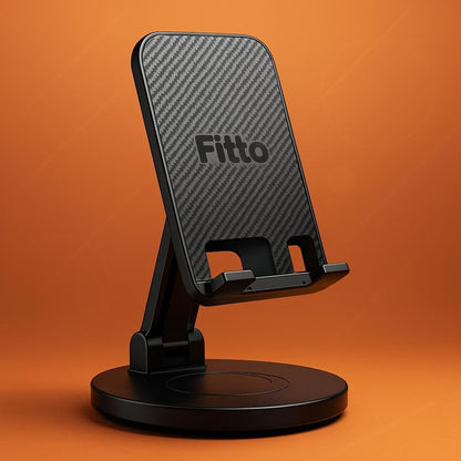 Foldable Cell Phone Stand For Desk 360-Degree Rotating Holder Universal Mobile Stand