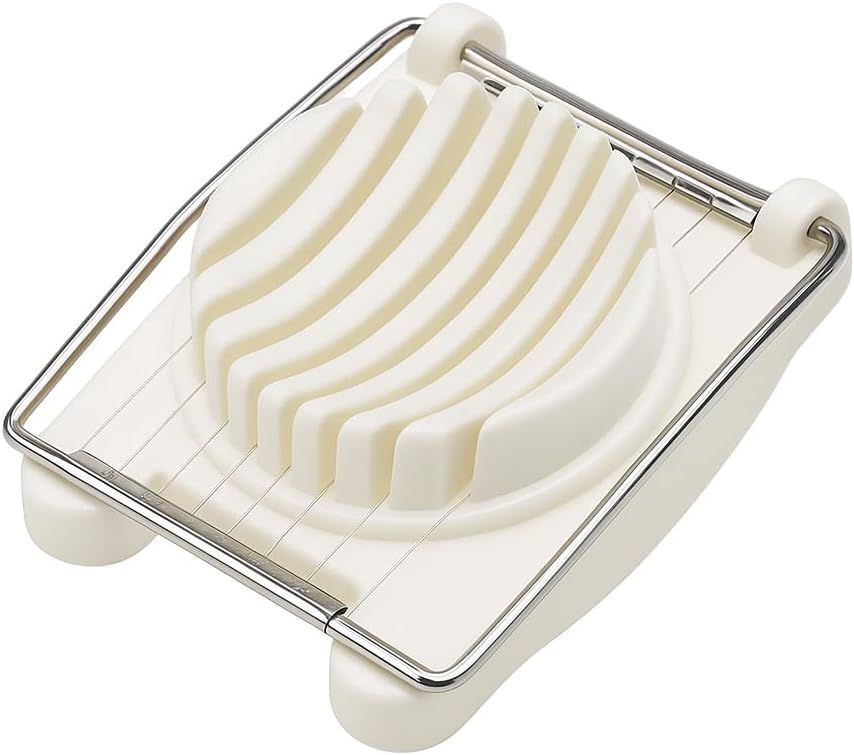 Stainless Steel Egg Cutters - Professional Egg Slicer for Perfect Slices & Wedges, Heavy Duty, Easy-to-Clean, Ideal for Kitchen, Cooking & Meal Prep
