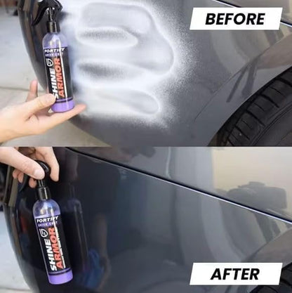 Automotive Armor for Shine – Waterless Car Wash, Ceramic Coat & Wax Spray for a Streak-Free Finish – 236ml Car Polish for Shine & Protection