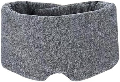 100% Handmade Cotton Sleep Mask Blackout - Comfortable & Breathable Eye Mask for Sleeping, Adjustable Blinder with Travel Pouch - Perfect for Relaxation & Travel