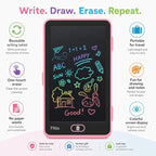 96 Pieces Reusable LCD Writing Tablets with One-Touch Erase and Screen Lock (Portable Drawing and Note Pad – Pink and Black)