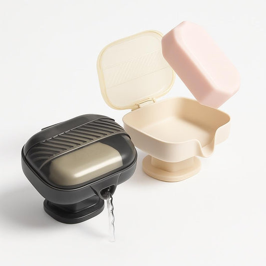 Slant Drain Soap Box – Gun Grey