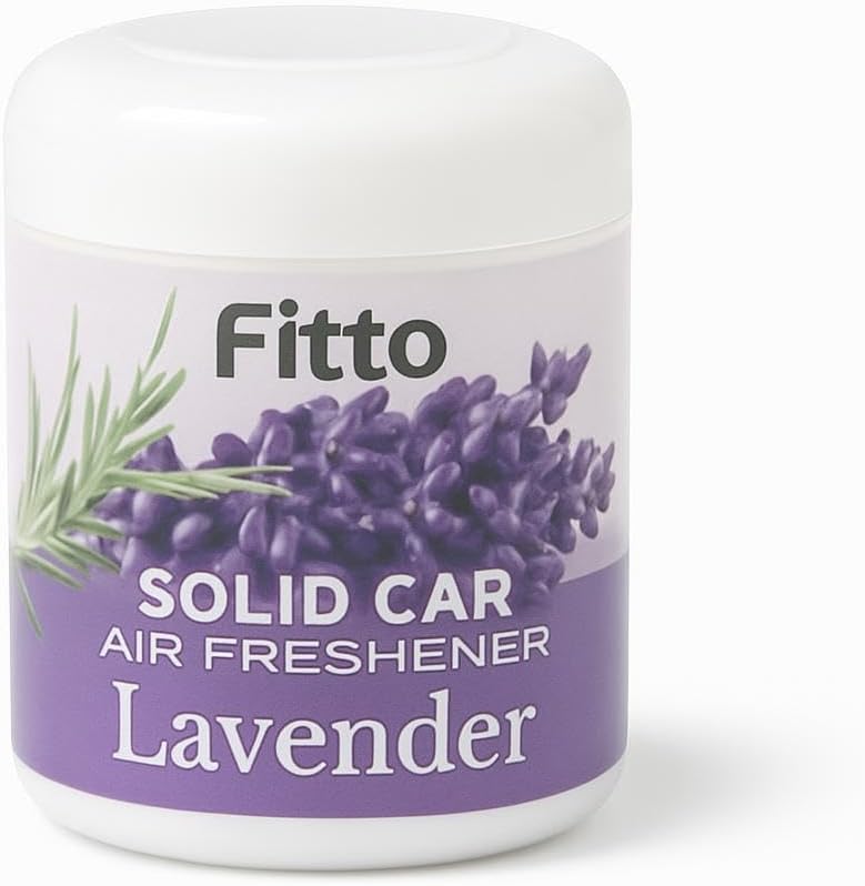 120 Pieces Solid Car Air Freshener Lavender Scents (Long Lasting Gel Odor Eliminator for Car Interior and Dashboard – 200gms)