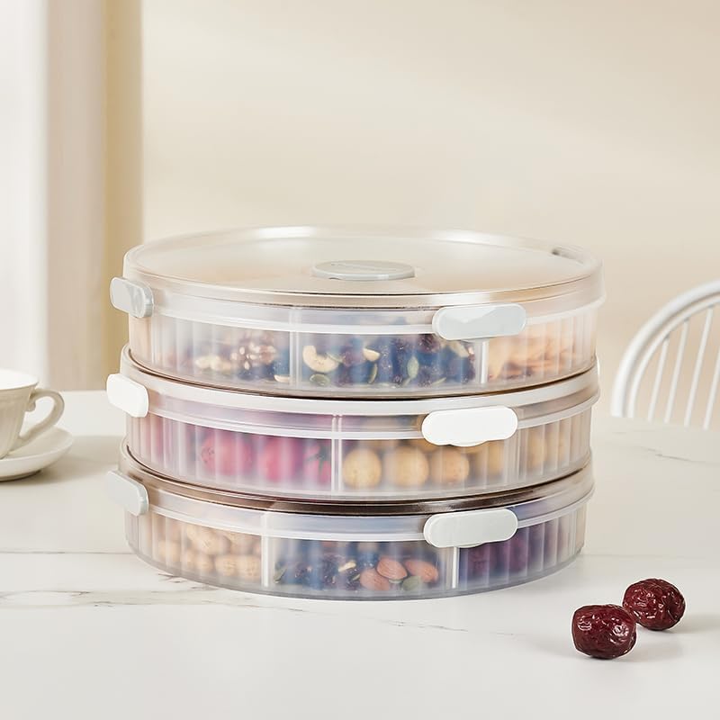 Adjustable Dried Fruit Plate – 10 Compartments