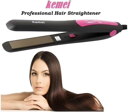 Hair Straightener with Tourmaline Ceramic Coating, Protect Care Technology, Floating Plates, 220°C Temperature, Auto Bivolt – Health & Personal Care
