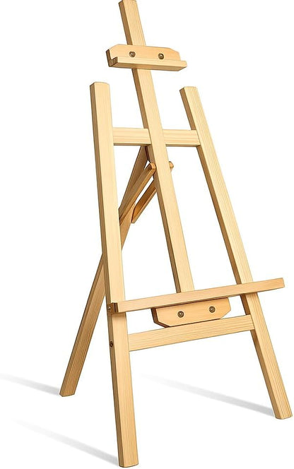 Wooden Stand Easel 70 cm for Painting, Display, Art Projects, Adjustable Artist Easel