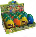 96 Pieces 3 Pieces Dinosaur Surprise Eggs with 3 Take Apart Dinosaur and Screw Drivers
