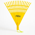 120 Pieces Yellow Plastic Rakes for Leaves and Debris Collection