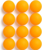 120 Pieces Table Tennis & Party Plastic Balls | Washable Beer Balls for Carnival (Pool – Baby Shower – Arts & Crafts – 12 Pieces – Orange)
