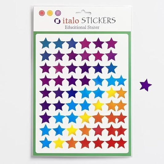 Educational Star Stickers for Teachers, Kids – Reward Chart Gold Stars Sticker Sheets for Classroom Motivational Reward Stickers Behavior Stickers