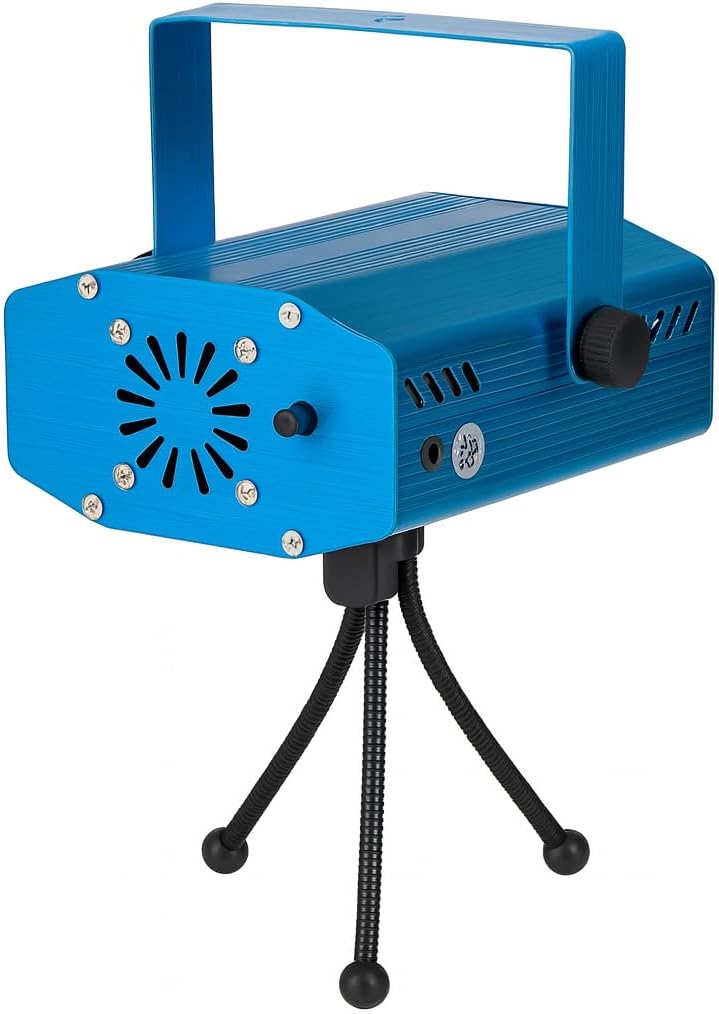 72 Pieces Mini LED Laser Projector - Disco Decoratives for Parties (Sound Activated – Multi-Color Stage Light for Birthday – Diwali – Navratri – Wedding & Events)
