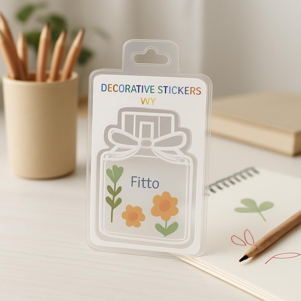 144 Pieces 6 Decorative Stickers (13.5x9.5cm for Wall & Home Decor)