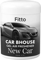 120 Pieces Solid Car Air Freshener New car Scents (Long Lasting Gel Odor Eliminator for Car Interior and Dashboard – 200gms)