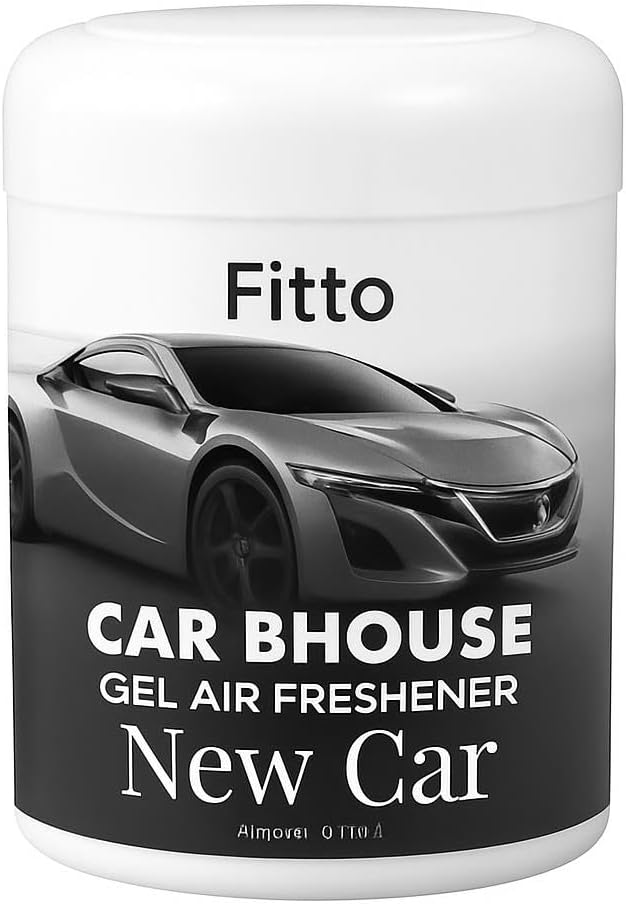 120 Pieces Solid Car Air Freshener New car Scents (Long Lasting Gel Odor Eliminator for Car Interior and Dashboard – 200gms)