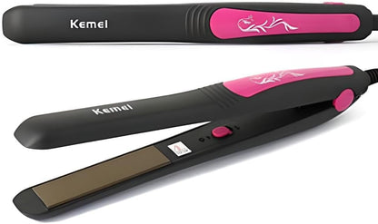 Hair Straightener with Tourmaline Ceramic Coating, Protect Care Technology, Floating Plates, 220°C Temperature, Auto Bivolt – Health & Personal Care