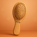 120 Pieces Wet Hair Brush Bamboo Detangling Brushes (Natural Wooden Paddle – Organic Hairbrush for Women – Men & Kids – Gentle on Hair & Scalp – Reduces Breakage & Tangles – Eco-Friendly – Durable Design)