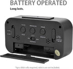 96 Pieces Smart Digital Alarm Clocks with Date & Temperature (Snooze Button – Battery Operated LCD Display Desk Clock with Night Light & Auto-Dimming for Kids – Bedroom – Home Office)