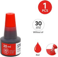 240 Pieces 30ml Red Stamp Pad Inks for Documents & Crafting