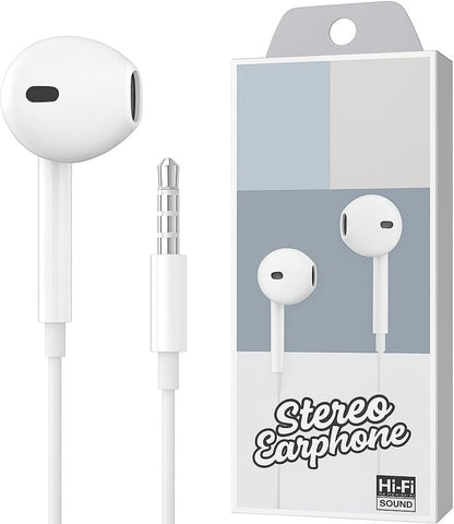 Earphones AUX Cable 3.5mm Audio Wire for Smartphones, Tablets & Cars