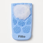 120 Pieces Silicone Body Scrubbers (Blue)