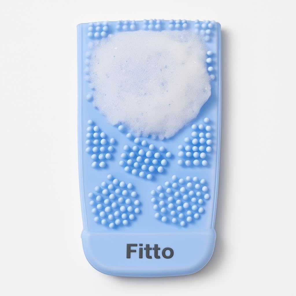 Silicone Body Scrubber – Blue