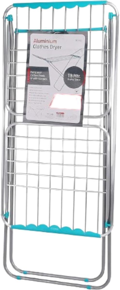 48 Pieces Large Folding Clothes Dryers (Durable Metal Drying Rack for Indoor & Outdoor Use – Ample Drying Space – Multifunctional Air Dryer – Space-Saving – Available in Vibrant Colors)