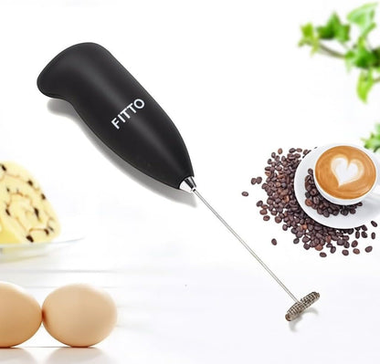 Milk Foam Electric Whisk, Small Mini Ultra Lightweight Quiet Coffee Milk Egg Hand Mixer