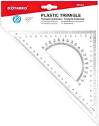 144 Pieces Plastic Triangle Rulers (23cm x 14cm for Geometry – Drafting – and Drawing)