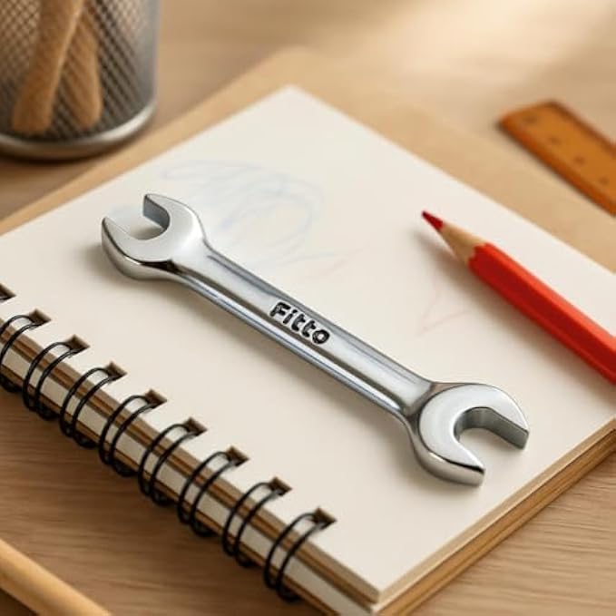 120 Pieces Dual Head Spanners (8x9 cm Open-End Wrench 8/9 mm Hand Tool for Car Motorcycle Bicycle Repair)