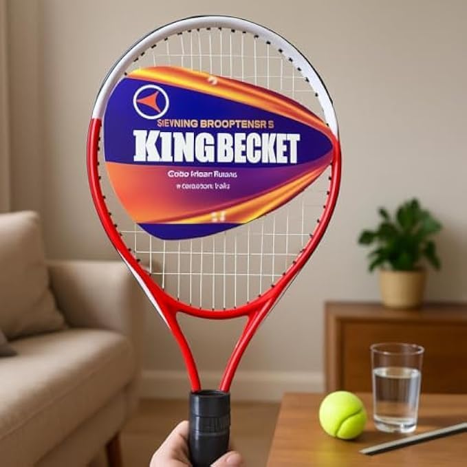 72 Pieces Adult Red Tennis Racket - Lightweight and Durables