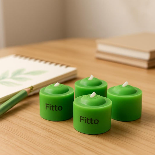 Scented Wax Tea Light Candles, Smokeless & Long Burn Pack of 4 – Aromatherapy, Home Decor Lighting for UAE, Assorted color