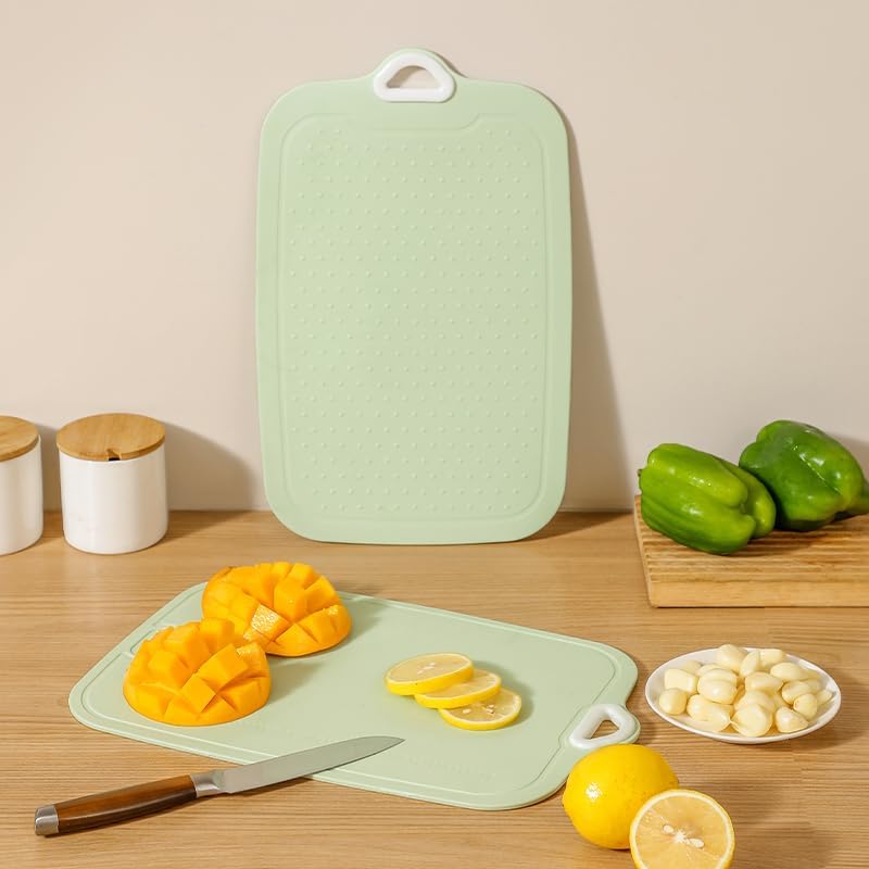 96 Pieces Double Sided TPU Cutting Boards (Yellow Durable and Versatile)
