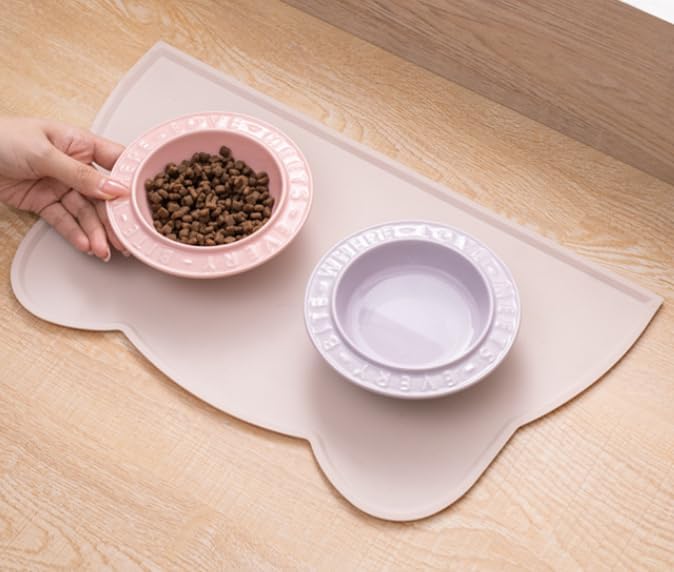 120 Pieces Cat & Dog Silicone Feeder Mats (Non-Slip Design – Assorted Colors)