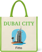 96 Pieces Eco-Friendly Dubai Canvas Tote Bags with Handles (Durable and Stylish)