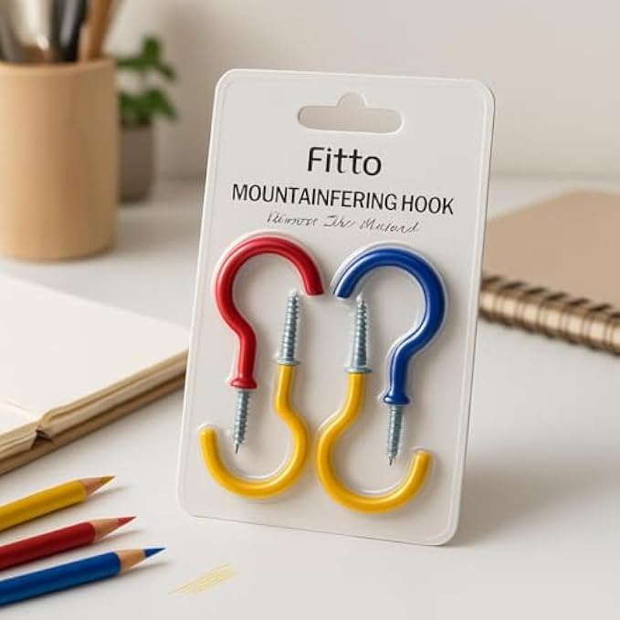 120 Pieces Mountaineering Hooks Pack of 4 - Assorted Colors Carabiner Clips for Camping (Hiking – Backpacking – Keychain & Gear Organizer)
