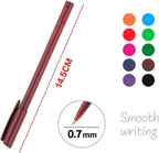 120 Pieces 7 Pieces Ball Point Pens (14.5cm – Assorted Colors)