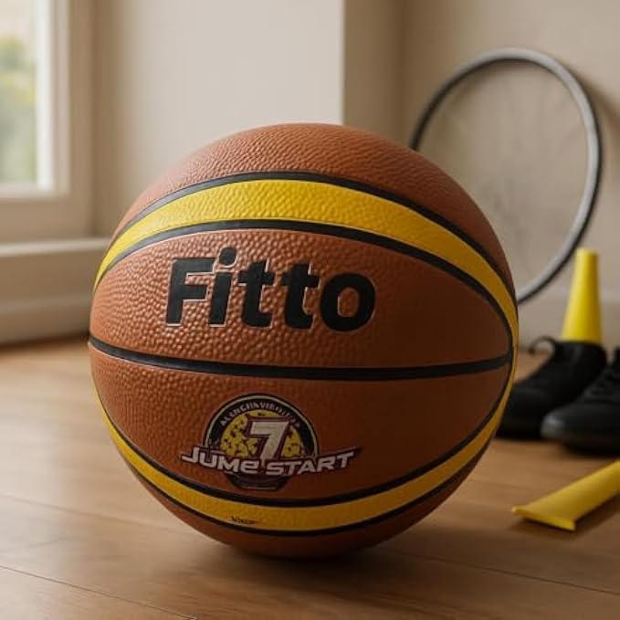 Brown Basketball - Durable Indoor/Outdoor Game Ball
