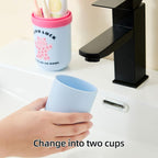 144 Pieces Travel Storage Cups (Portable Organizer – Rose Red – ABS + PP Material)