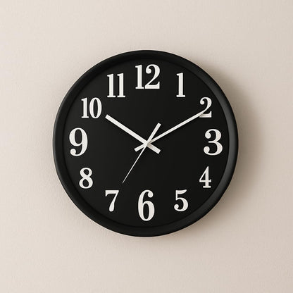 Wall Clock - Modern Minimalist Silent Quartz Clock, Easy-to-Read Numbers, Perfect for Office, Living Room, Kitchen, or Bedroom - Stylish and Functional Timepiece