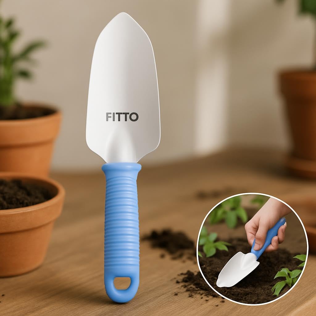 120 Pieces Small Gardening Trowels with Pointed Scoop Blade and Textured Grip Handle