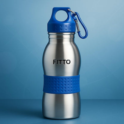 Stainless Steel Vacuum Flask Water Bottle with Strip, 750ml, Assorted Color